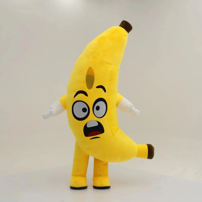 Cute Inflatable Banana Mascot Costume Cartoon Fruit Walking Doll Blow Up Outfits Adults Carnival Advertising Promotional Props
Cute Inflatable Banana Mascot Costume Cartoon Fruit Walking Doll Blow Up Outfits Adults Carnival Advertising Promotional Props