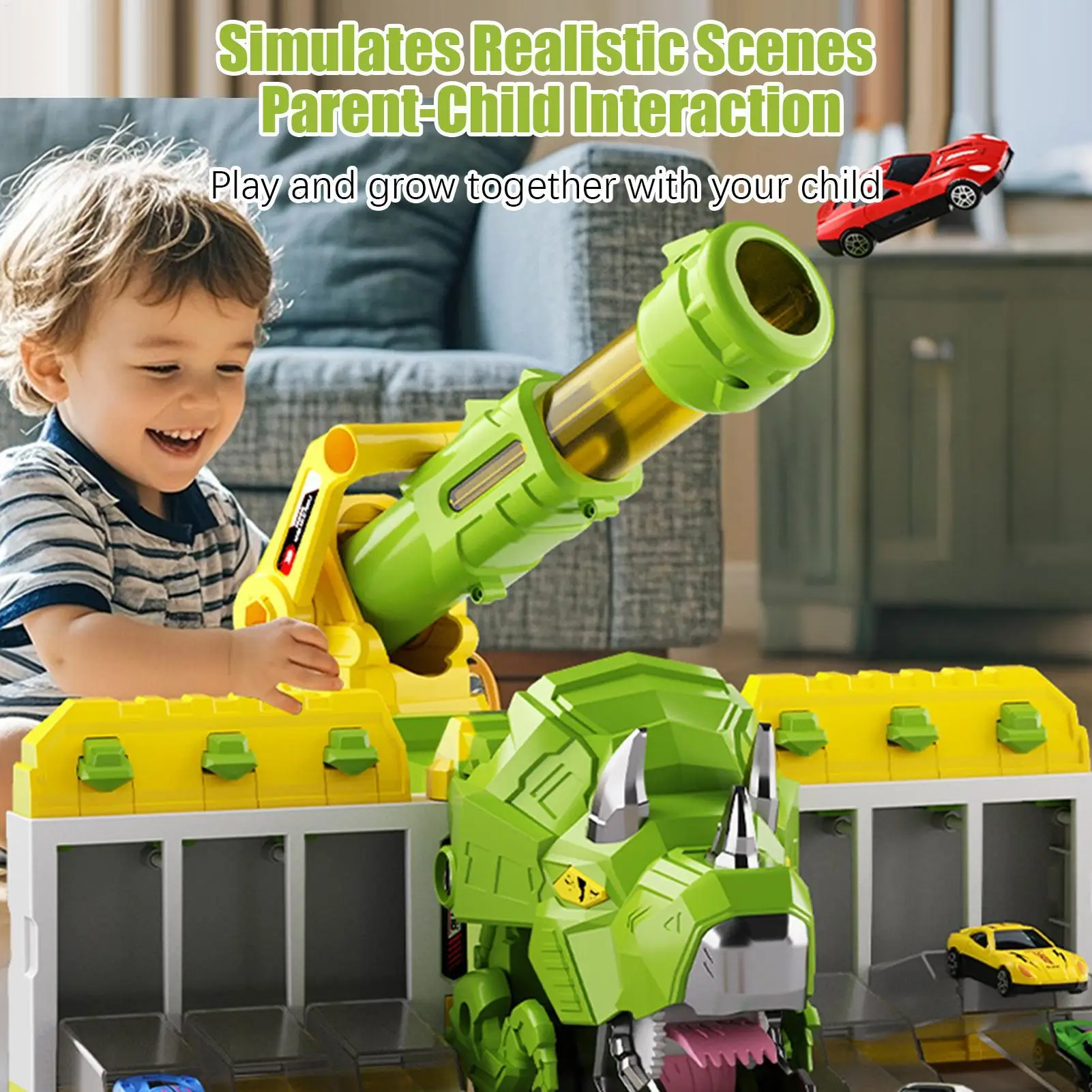 Dinosaur Truck Toy Foldable Vehicle With Storage Bay Dinosaur Cars With 6 Balls For Kids 3-8 Play Game Birthday Party Home
Dinosaur Truck Toy Foldable Vehicle With Storage Bay Dinosaur Cars With 6 Balls For Kids 3-8 Play Game Birthday Party Home