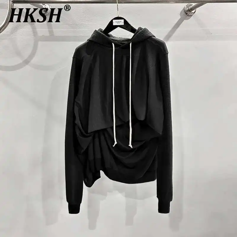HKSH Autumn Winter Spring New Men's Tide Dark Sweater Chic Cotton Hoodies Pullover Niche Design Punk Knitted Coat Gothic HK2225
HKSH Autumn Winter Spring New Men's Tide Dark Sweater Chic Cotton Hoodies Pullover Niche Design Punk Knitted Coat Gothic HK2225