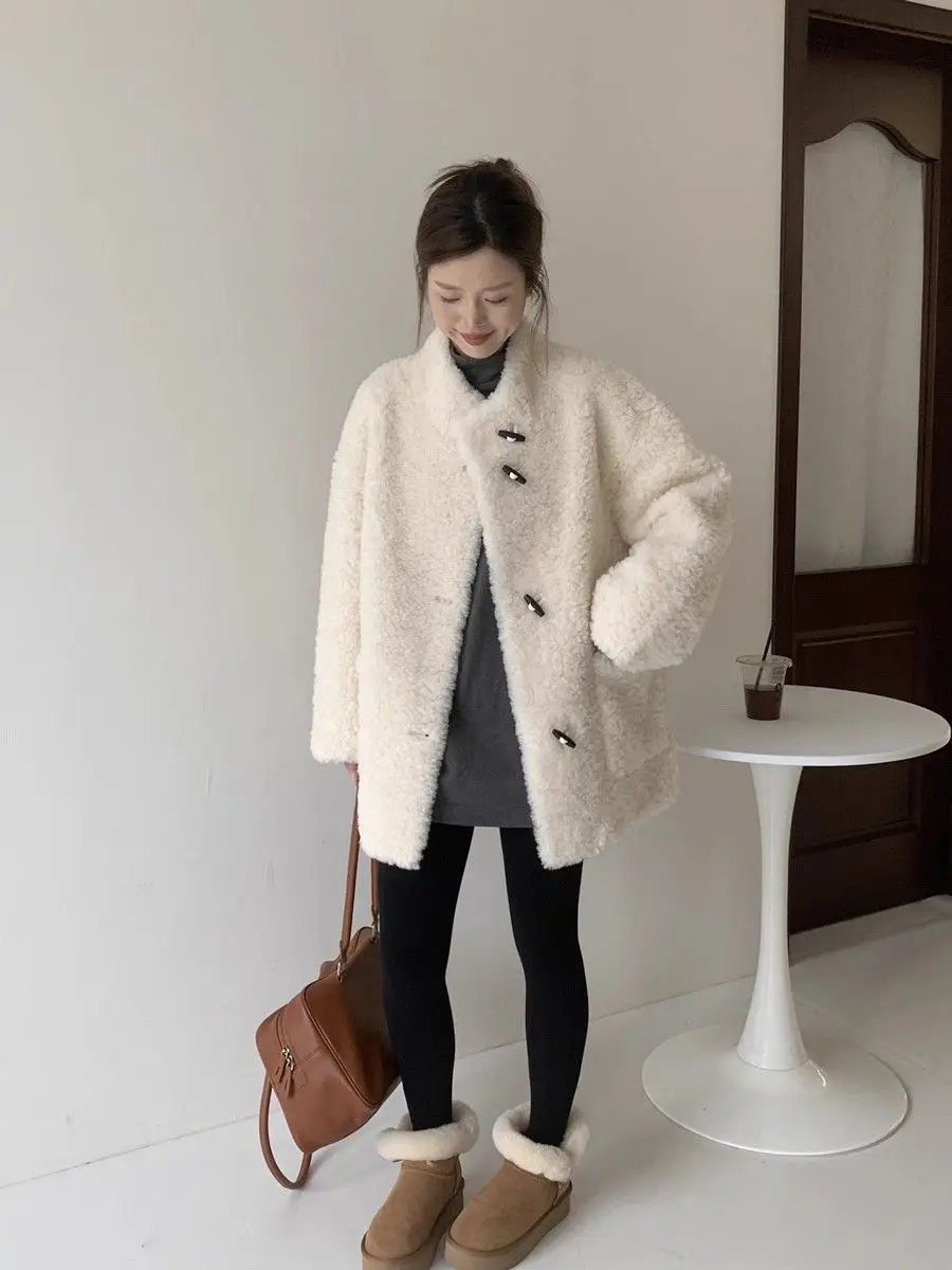 Lamb Wool Jacket Elegant Woman Nomadic Wandering Roaming Roving Ranging Rambling Traveling Journeying Voyaging Touring Neutral
Lamb Wool Jacket Elegant Woman Nomadic Wandering Roaming Roving Ranging Rambling Traveling Journeying Voyaging Touring Neutral