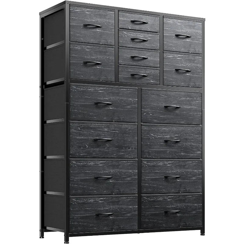 Dresser, Dresser for Bedroom with 16 Drawer, Bedroom Dressers & Chests of Drawers, Black Dresser for Bedroom, Tall Dresser
Dresser, Dresser for Bedroom with 16 Drawer, Bedroom Dressers & Chests of Drawers, Black Dresser for Bedroom, Tall Dresser