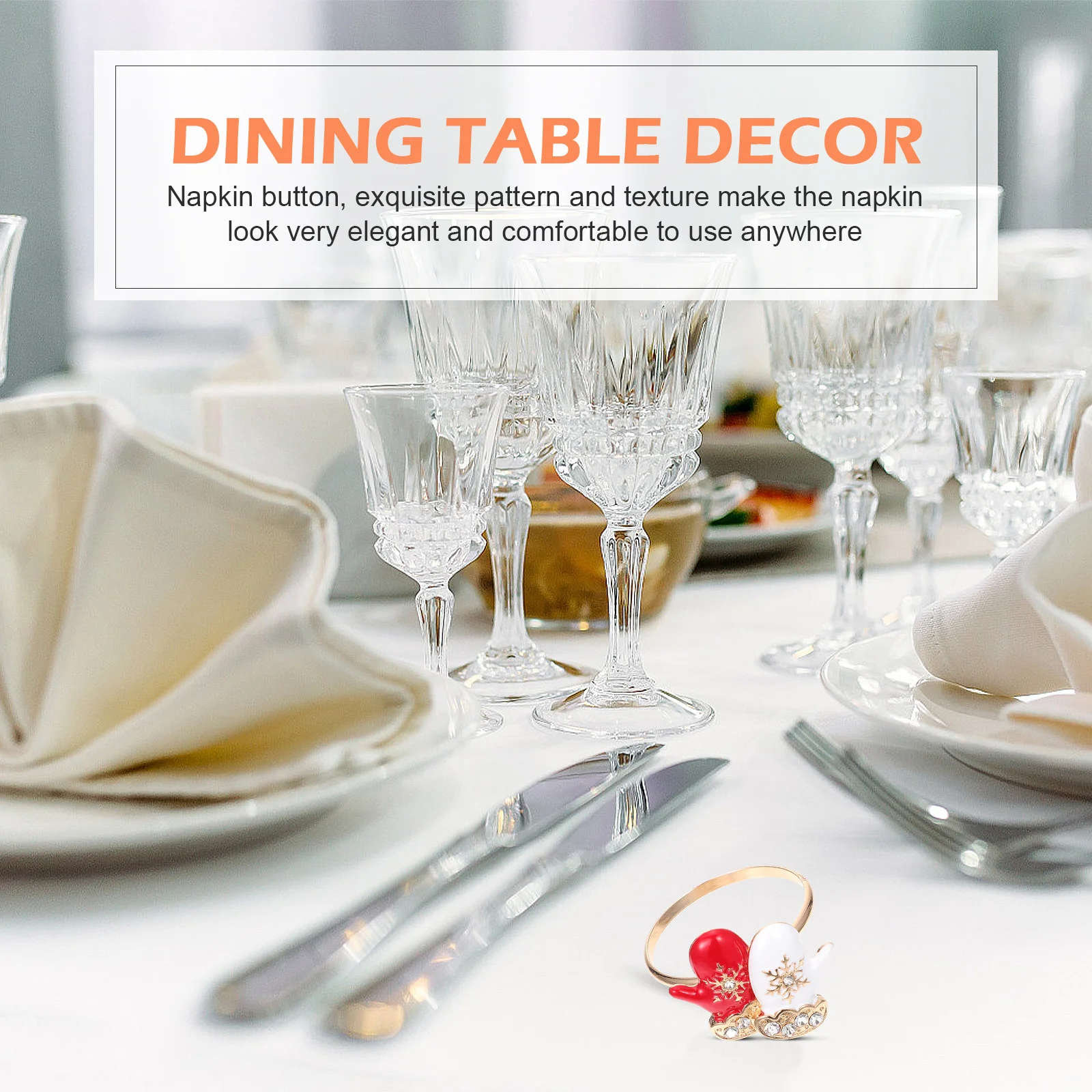 6Pcs Christmas Napkin Buckles Chic Holiday Table Decor Enhance Dining Atmosphere for Family Friends Gathering Napkin Buckles
6Pcs Christmas Napkin Buckles Chic Holiday Table Decor Enhance Dining Atmosphere for Family Friends Gathering Napkin Buckles