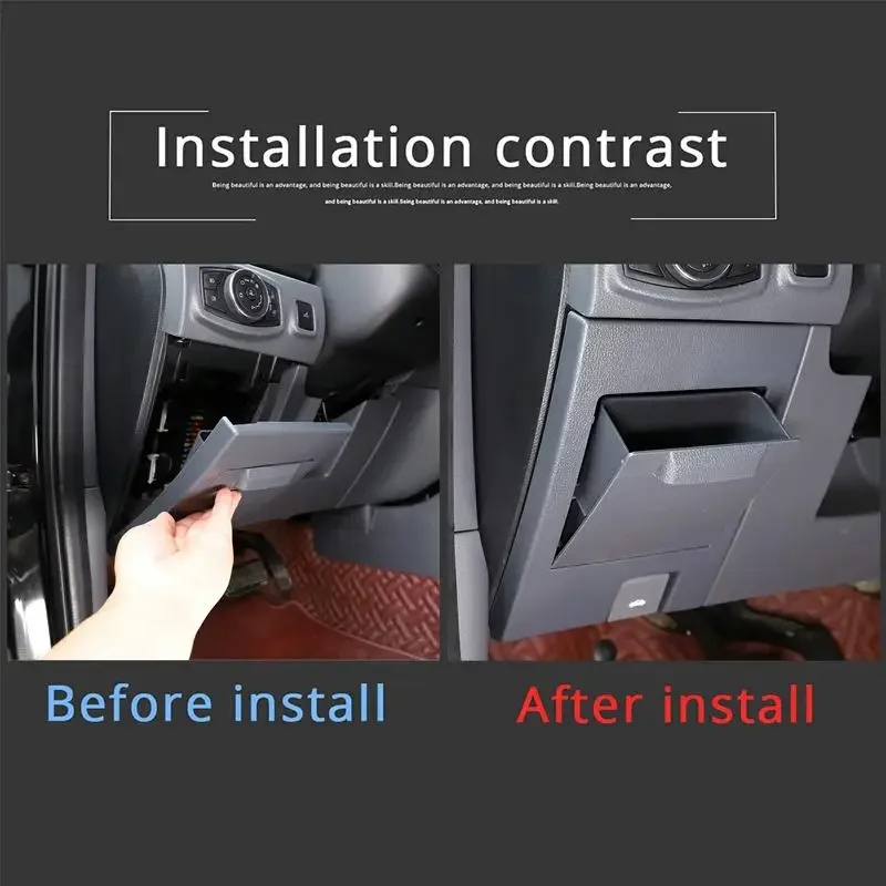 For Ford Ranger T7 T8 2015-2021 Car Dashboard Driving Position Fuse Storage Box Hidden Storage Box Trim ABS Storage Accessories
For Ford Ranger T7 T8 2015-2021 Car Dashboard Driving Position Fuse Storage Box Hidden Storage Box Trim ABS Storage Accessories