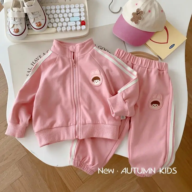 Girls 1-8Y Autumn Long-sleeved Sweater+cuffed Trousers Cute Bunny Design 2pcs Suit Outer Wear Casual Simple Sports Style
Girls 1-8Y Autumn Long-sleeved Sweater+cuffed Trousers Cute Bunny Design 2pcs Suit Outer Wear Casual Simple Sports Style