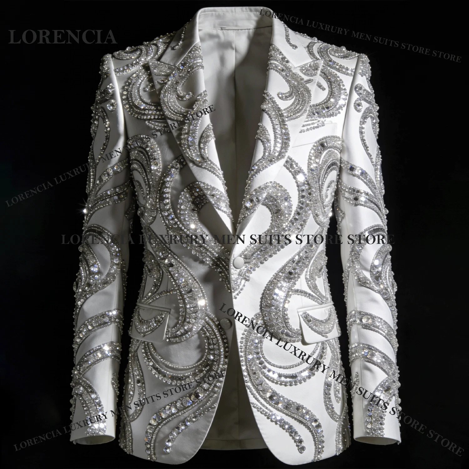 Изысканные мужские костюмы с ромбовидным дизайном, элегантные свадебные смокинги по индивидуальному заказу, блестящие тонкие Ropa hombre, комплекты из 3 предметов, мужские пиджаки для жениха
Изысканные мужские костюмы с ромбовидным дизайном, элегантные свадебные смокинги по индивидуальному заказу, блестящие тонкие Ropa hombre, комплекты из 3 предметов, мужские пиджаки для жениха