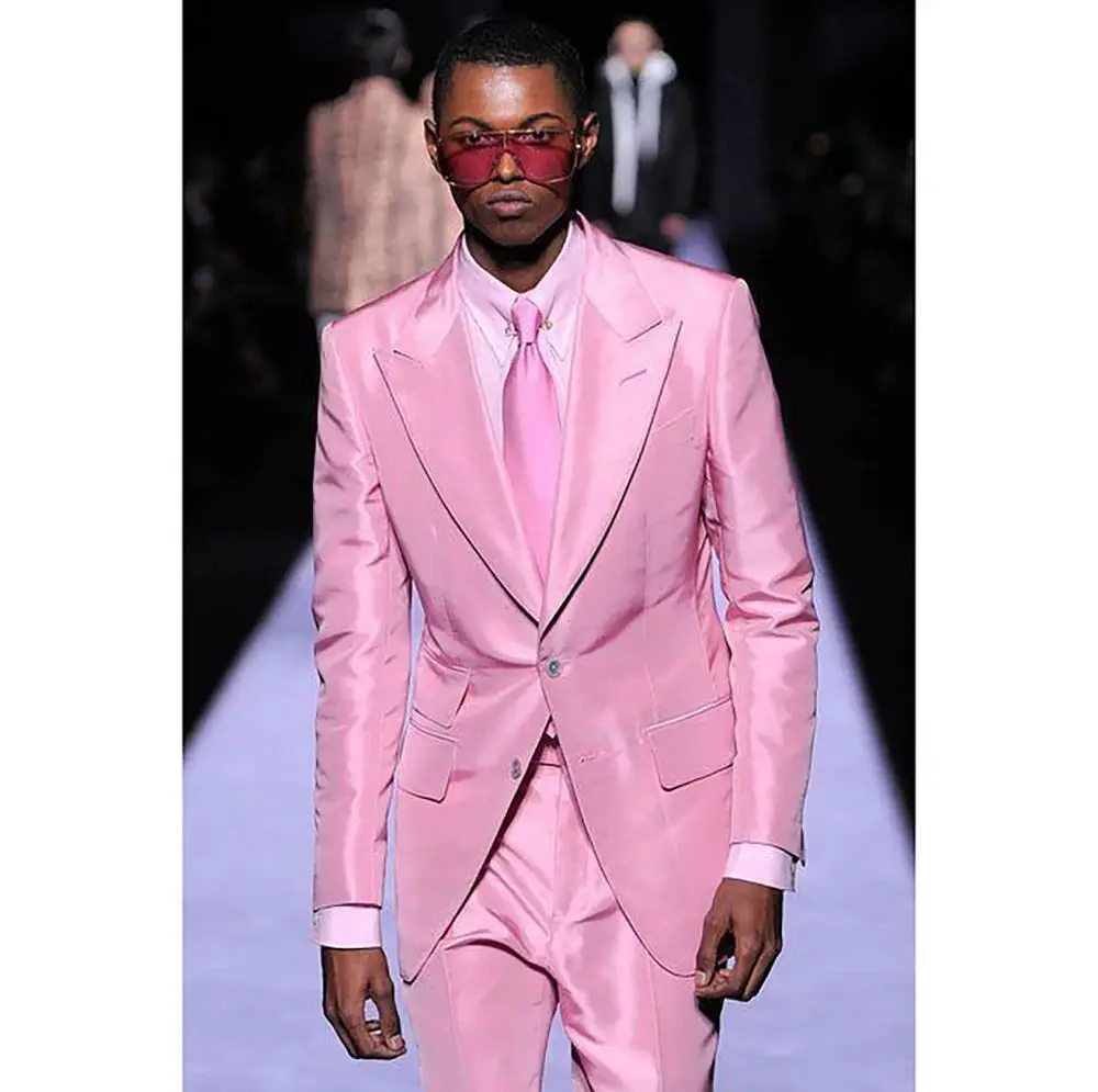 Handsome Pink Beige Single Breasted Men Suit Two Pieces Lapel Outfits Chic Casual Party Prom Wedding Set
Handsome Pink Beige Single Breasted Men Suit Two Pieces Lapel Outfits Chic Casual Party Prom Wedding Set