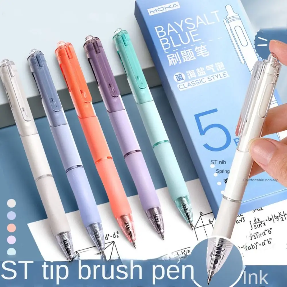 5PCS/Box ST Tip Gel Pen Creative 0.5mm Black Ink Plastic Writing Tools Gift Press Gel Pen School Office
5PCS/Box ST Tip Gel Pen Creative 0.5mm Black Ink Plastic Writing Tools Gift Press Gel Pen School Office