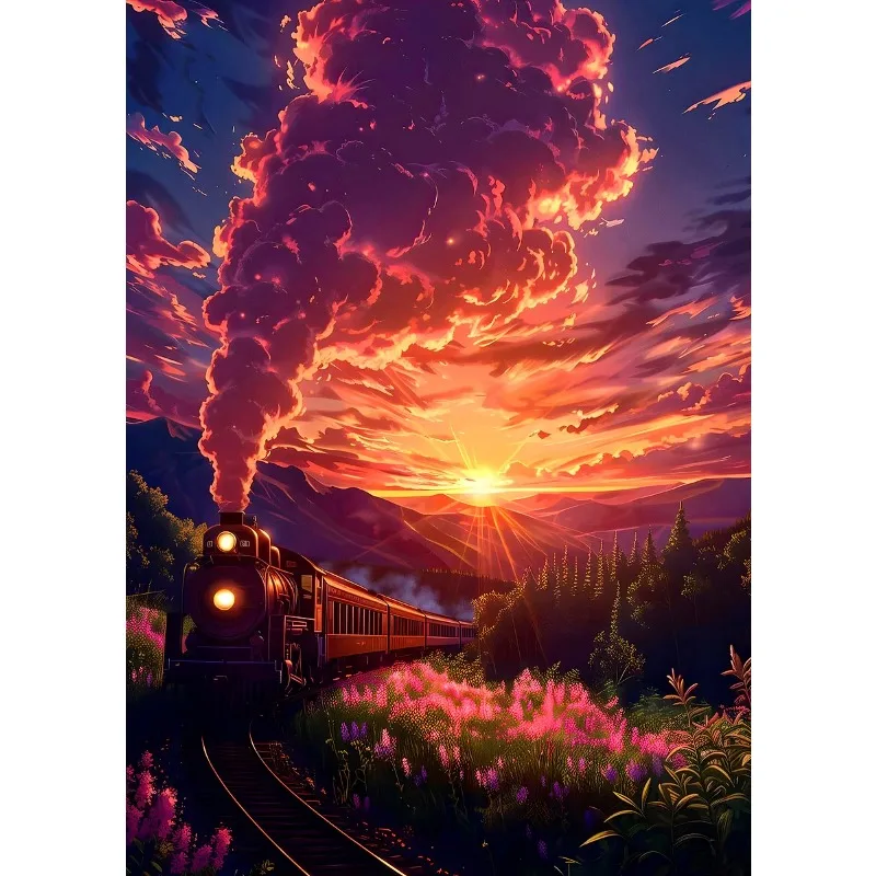 500/1000/1200/2000PCS Puzzles Steam Train Sunset Scenery Jigsaw Puzzles Home Decor Gift Toys for Leisure and Entertainment
500/1000/1200/2000PCS Puzzles Steam Train Sunset Scenery Jigsaw Puzzles Home Decor Gift Toys for Leisure and Entertainment