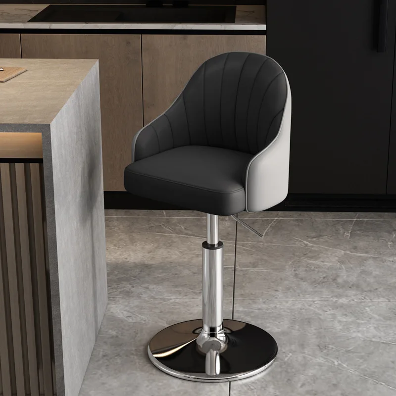 New model household goods Bar chair lift rotating high stool backrest bar stool front desk bar chair high stool
New model household goods Bar chair lift rotating high stool backrest bar stool front desk bar chair high stool