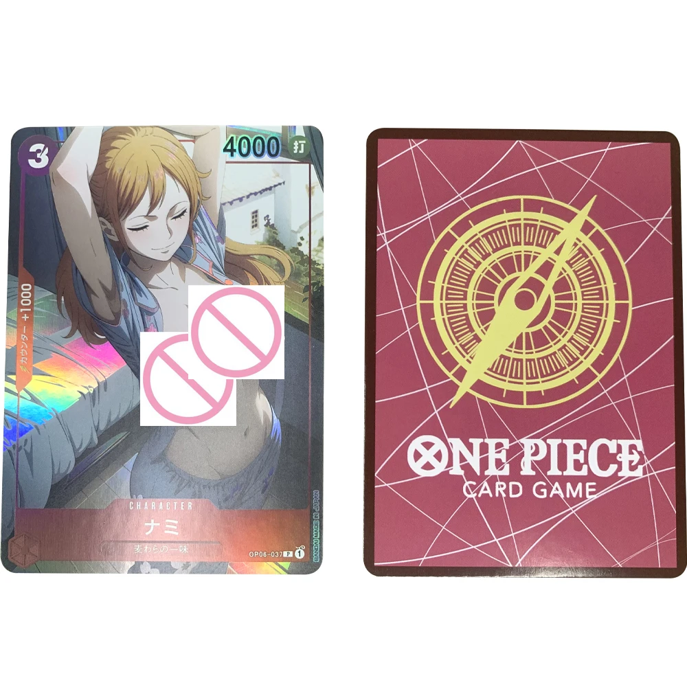 OPCG Anime Sexy Nude Collection Cards Busty Beauty Nami Boa Hancock Naked Card Refractive Colorful Flash Otaku Gifts 63*88mm
OPCG Anime Sexy Nude Collection Cards Busty Beauty Nami Boa Hancock Naked Card Refractive Colorful Flash Otaku Gifts 63*88mm
