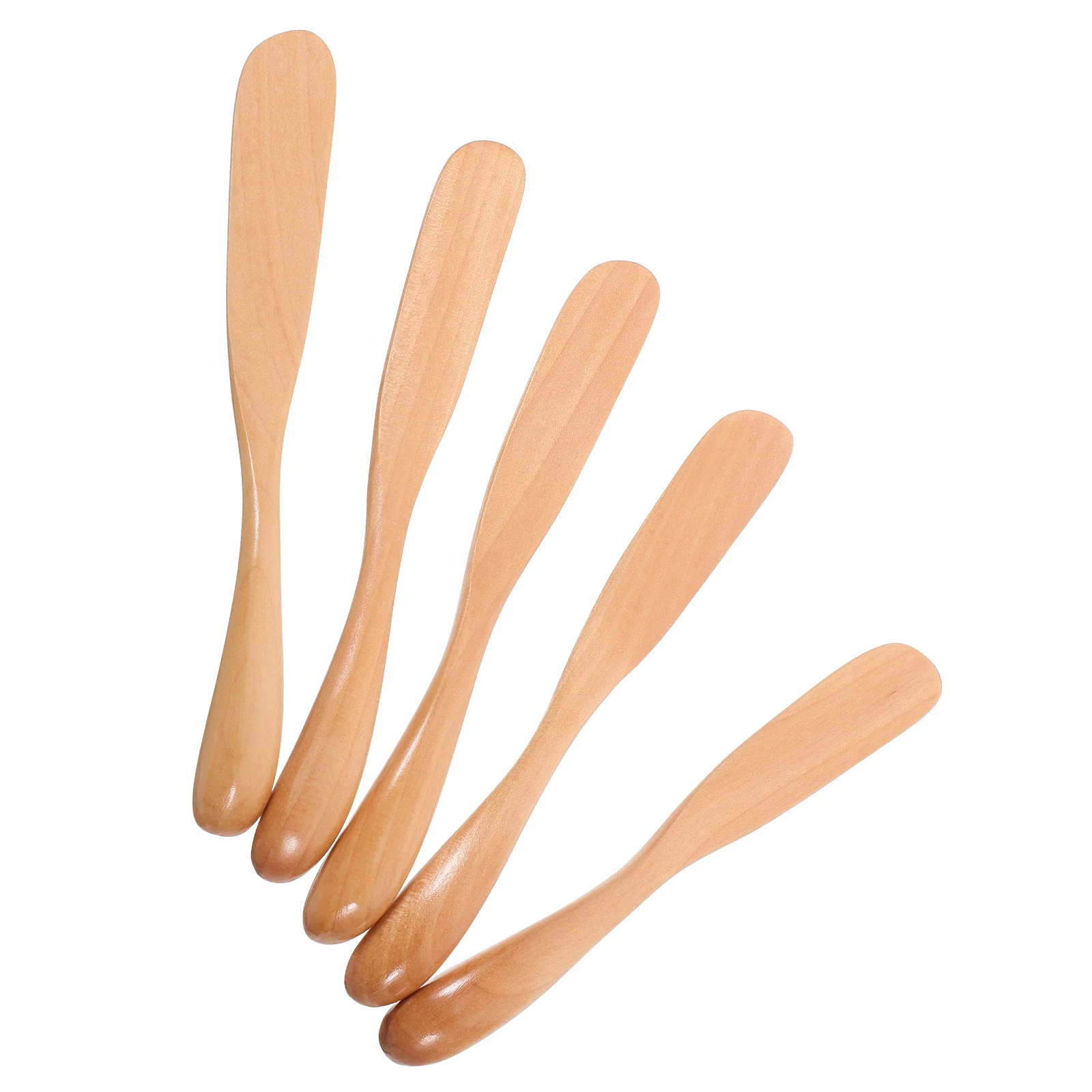 5 Pcs Wooden Butter Spreader Utensils Natural Material Facial Prep Versatile Knife Stirring Stick Bread
5 Pcs Wooden Butter Spreader Utensils Natural Material Facial Prep Versatile Knife Stirring Stick Bread