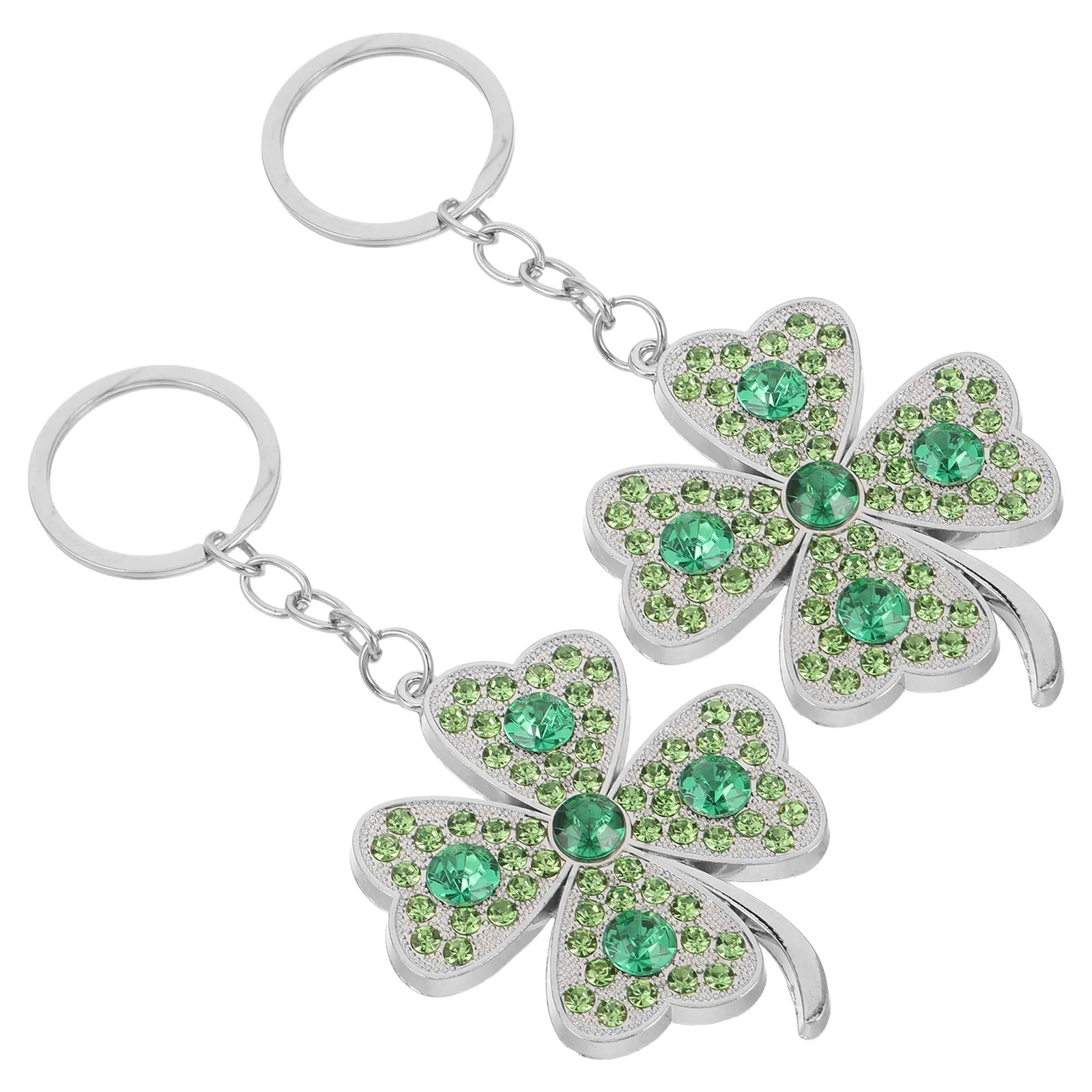2Pcs Metal Keychain Sparkly Rhinestone Women Purse Charm Handbag Keyring Lucky Pendant St. Patrick's Day
2Pcs Metal Keychain Sparkly Rhinestone Women Purse Charm Handbag Keyring Lucky Pendant St. Patrick's Day