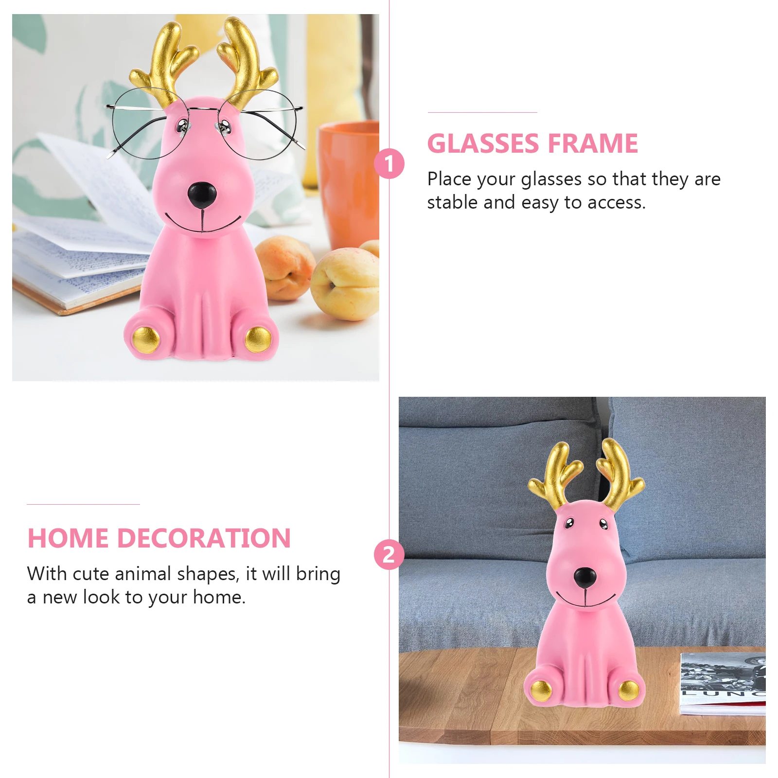 Glasses Bracket Ornaments Eyeglass Holder Desktop Office Decoration Eyeglasses Frame Natural Resin
Glasses Bracket Ornaments Eyeglass Holder Desktop Office Decoration Eyeglasses Frame Natural Resin