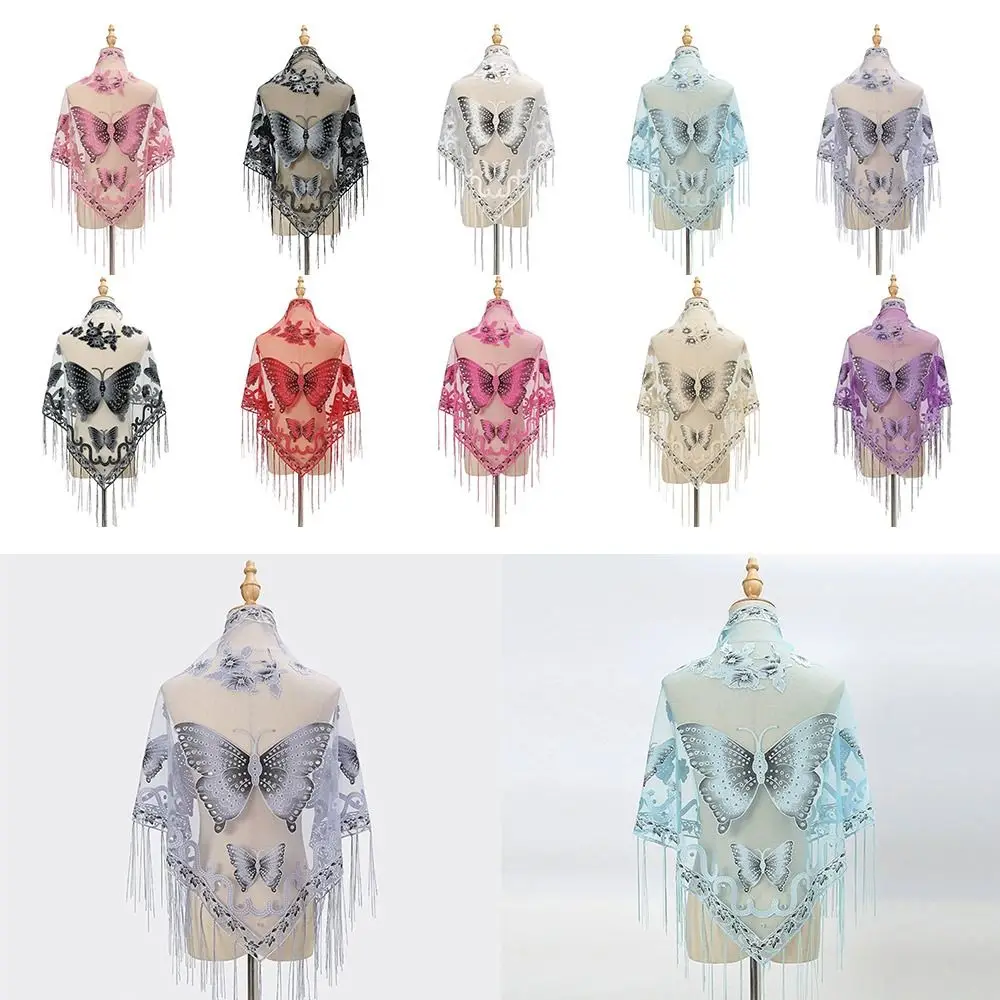 Butterfly Embroidery Tassel Triangle Scarf Thin Sun Protection Silk Scarf Headscarf Shiny Sunscreen Raglan Sleeve
Butterfly Embroidery Tassel Triangle Scarf Thin Sun Protection Silk Scarf Headscarf Shiny Sunscreen Raglan Sleeve