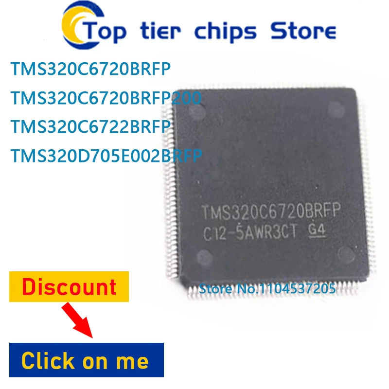 1-5 шт./лот TMS320C6720BRFP TMS320C6720BRFP200 TMS320C6722BRFP TMS320D705E002BRFP QFP144 100% НОВЫЕ
1-5 шт./лот TMS320C6720BRFP TMS320C6720BRFP200 TMS320C6722BRFP TMS320D705E002BRFP QFP144 100% НОВЫЕ
