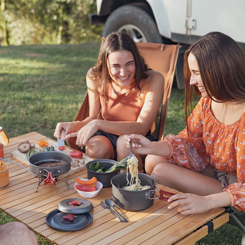 Naturehike Outdoor Tableware Camping Hiking Cookware Lightweight Combination Set 4 in 1 Picnic for 2-3 People
Naturehike Outdoor Tableware Camping Hiking Cookware Lightweight Combination Set 4 in 1 Picnic for 2-3 People