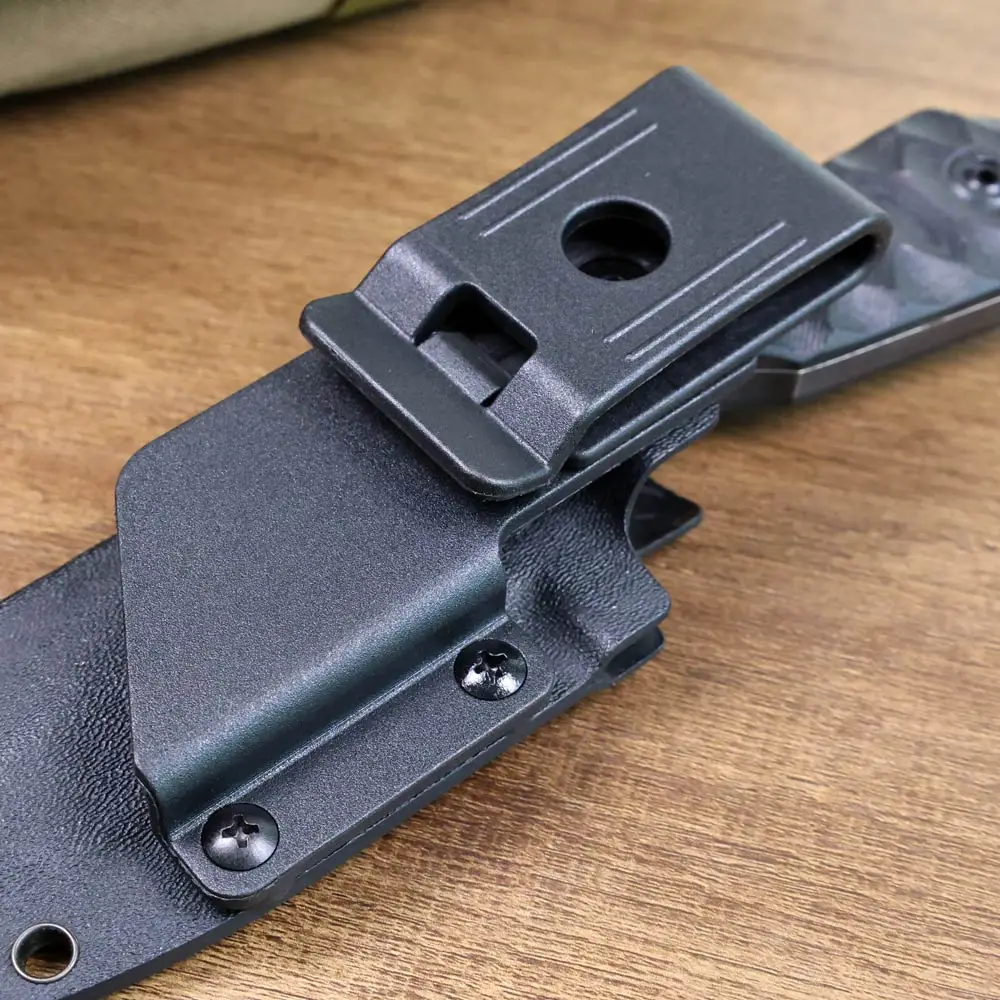 Side Assemble Designed Belt Loop Clip with Screws Spare Parts 360 Degree Rotation Swivel For DIY Knife Kydex Sheath Holster
Side Assemble Designed Belt Loop Clip with Screws Spare Parts 360 Degree Rotation Swivel For DIY Knife Kydex Sheath Holster