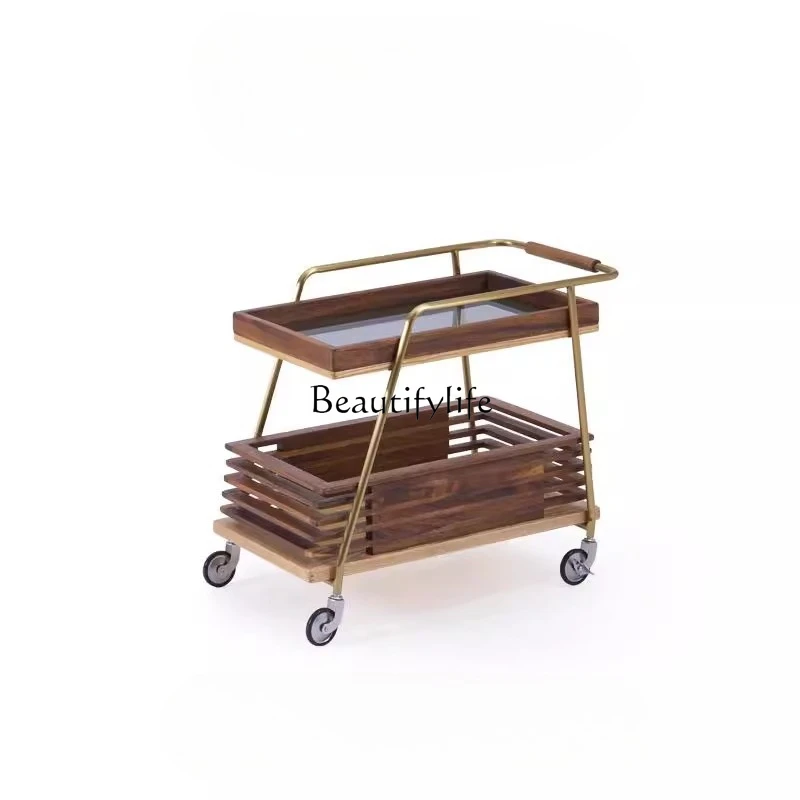 Medieval style movable trolley with wheels creative sofa side table living room home retro storage coffee table
Medieval style movable trolley with wheels creative sofa side table living room home retro storage coffee table