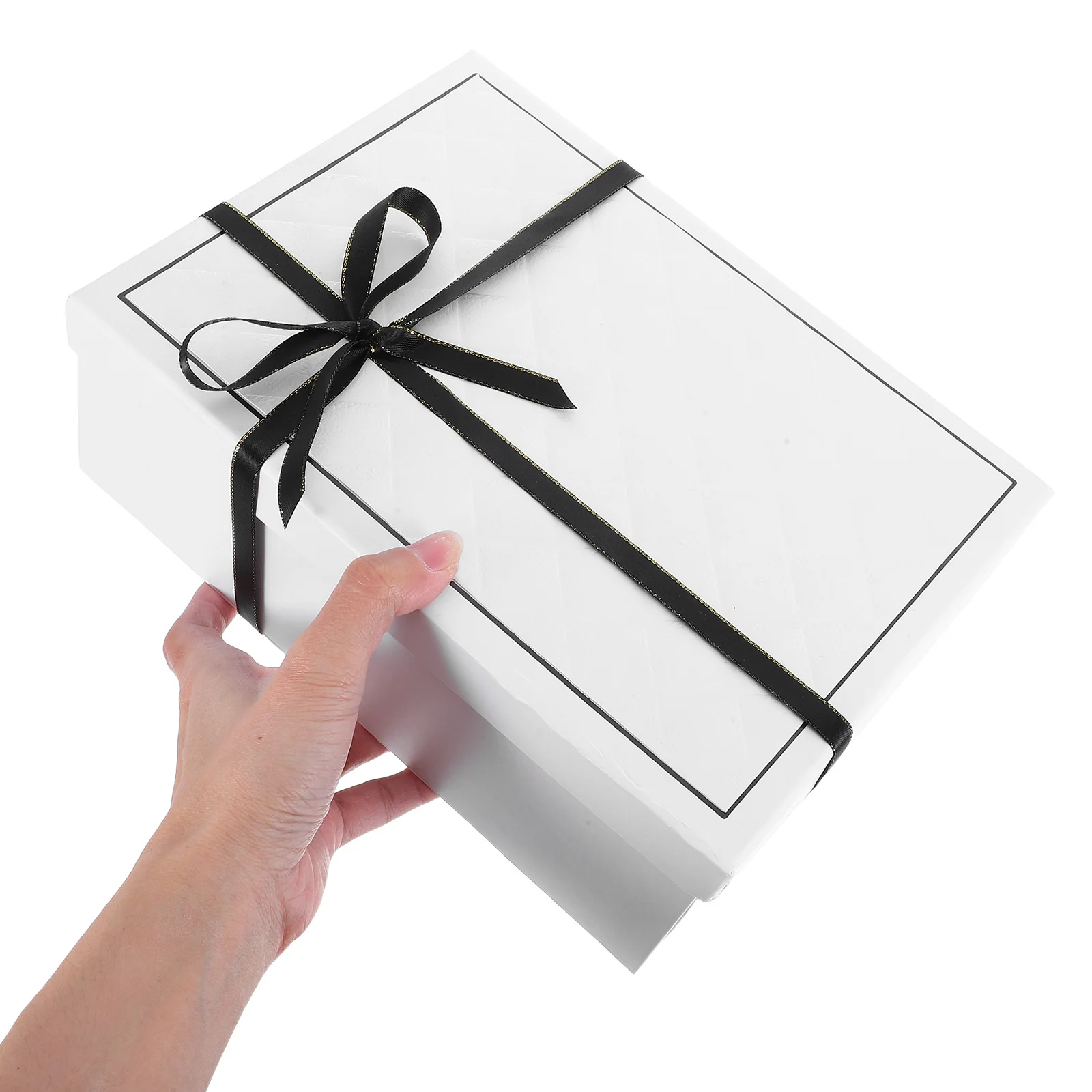 Collapsible Gift Box Sturdy Foldable Paper Container with Bow Closure Ideal for Anniversary Birthday Shower Holiday
Collapsible Gift Box Sturdy Foldable Paper Container with Bow Closure Ideal for Anniversary Birthday Shower Holiday