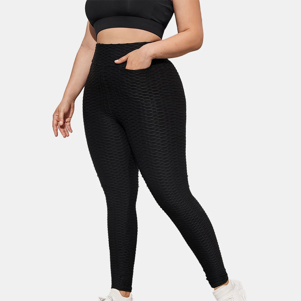 Plus Size Honeycomb Yoga Pants With Pockets High Waist Tummy Leggings For Women Workout Running Fitness Sports Gym 0XL-4XL
Plus Size Honeycomb Yoga Pants With Pockets High Waist Tummy Leggings For Women Workout Running Fitness Sports Gym 0XL-4XL