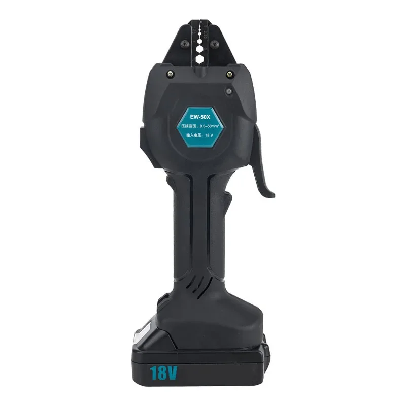 EW-50X Electric Crimping Pliers small Terminal Rechargeable Cold Pressing Insulation Bare Emoval Tool Crimping Crimper 18 V/50HZ
EW-50X Electric Crimping Pliers small Terminal Rechargeable Cold Pressing Insulation Bare Emoval Tool Crimping Crimper 18 V/50HZ
