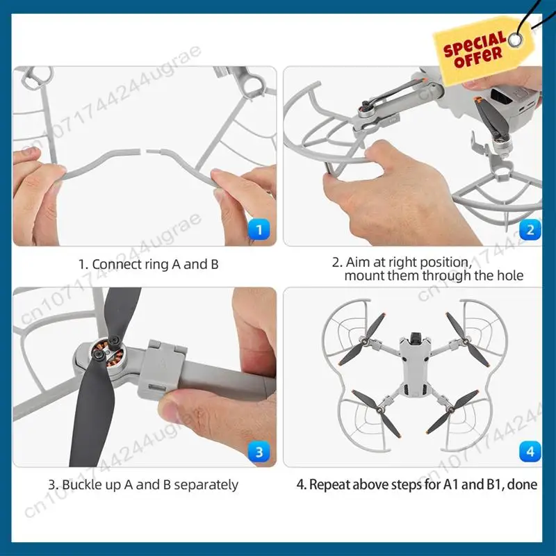 -A15I For Mini 4 Pro Anti-Collision Ring Propeller Blade Protection Ring Quick-Release Anti-Shake Propeller Cover Accessories
-A15I For Mini 4 Pro Anti-Collision Ring Propeller Blade Protection Ring Quick-Release Anti-Shake Propeller Cover Accessories