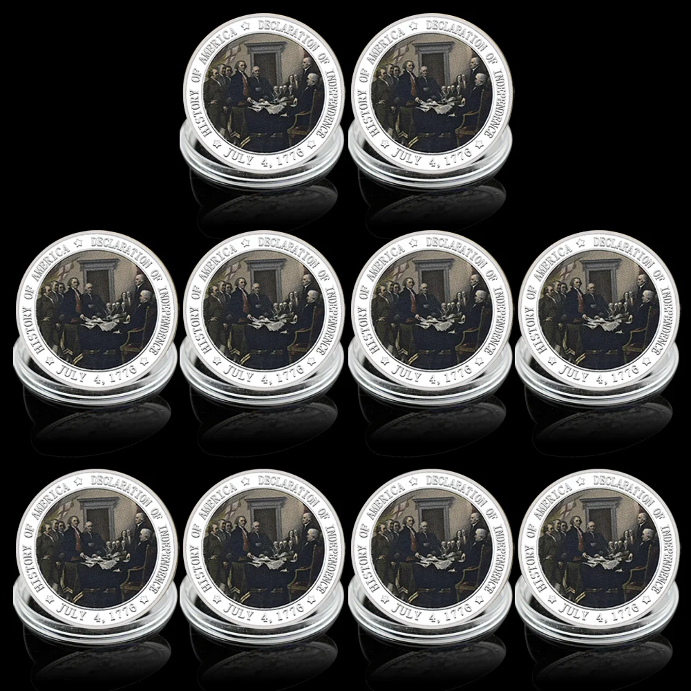 1776 Declaration of Independence Commemorative Coin July 4th Liberty Bell Founding Fathers Tribute Souvenir for Collectors Gift
1776 Declaration of Independence Commemorative Coin July 4th Liberty Bell Founding Fathers Tribute Souvenir for Collectors Gift