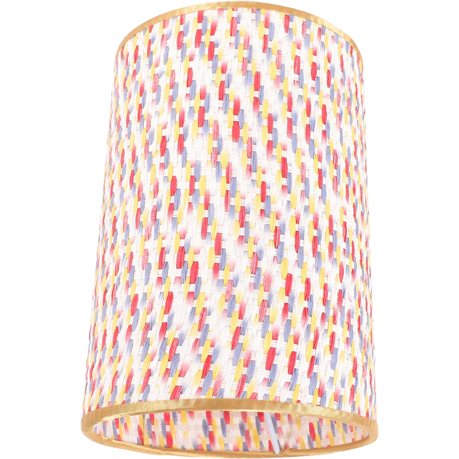 Colorful Lamp Shade Handwoven Light Cover Simple Replacement For Bedroom Floor Desk Table Hotel Lighting Fixtures
Colorful Lamp Shade Handwoven Light Cover Simple Replacement For Bedroom Floor Desk Table Hotel Lighting Fixtures