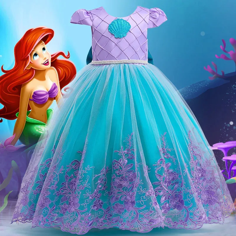 Little Mermaid LED light up dress girls Ariel cosplay birthday princess Halloween Carnival party gown kid clothes
Little Mermaid LED light up dress girls Ariel cosplay birthday princess Halloween Carnival party gown kid clothes