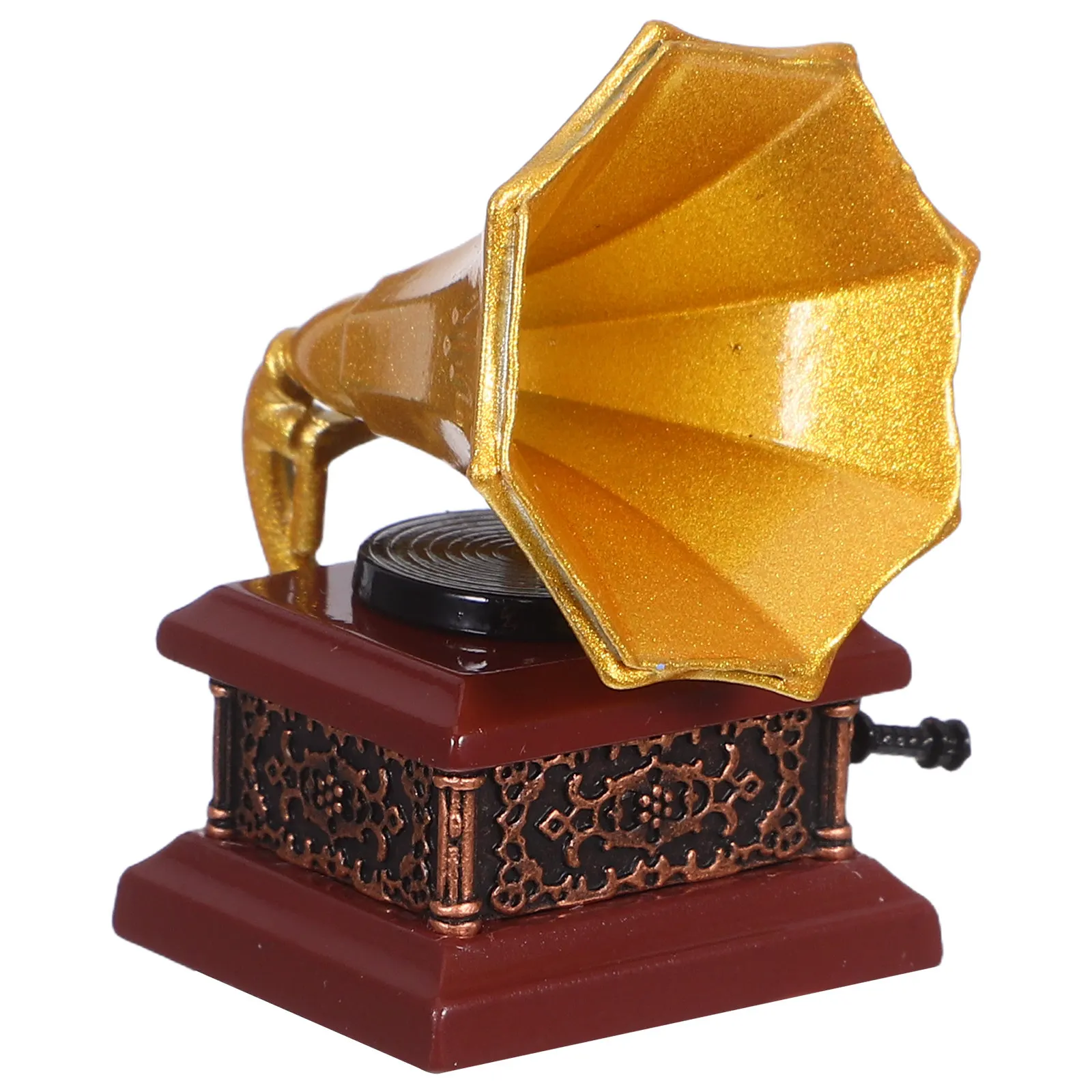 Miniature Retro Phonograph Vintage Record Player Table Decoration Dollhouse Accessories Retro Home Decor Music Room Furniture
Miniature Retro Phonograph Vintage Record Player Table Decoration Dollhouse Accessories Retro Home Decor Music Room Furniture
