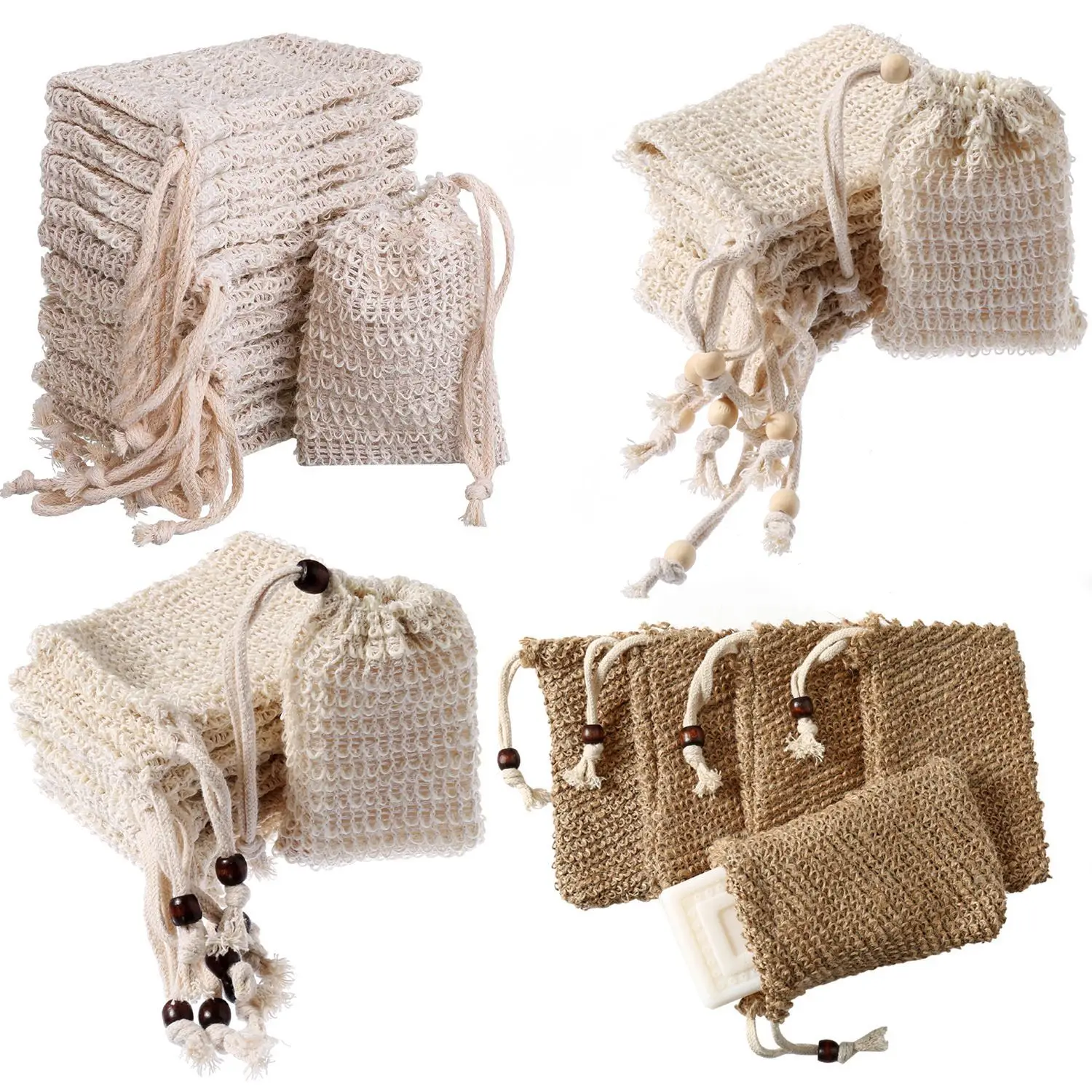 New ramie jute foaming net handmade soap bag household bathroom can hang bunch mouth soap bag
New ramie jute foaming net handmade soap bag household bathroom can hang bunch mouth soap bag