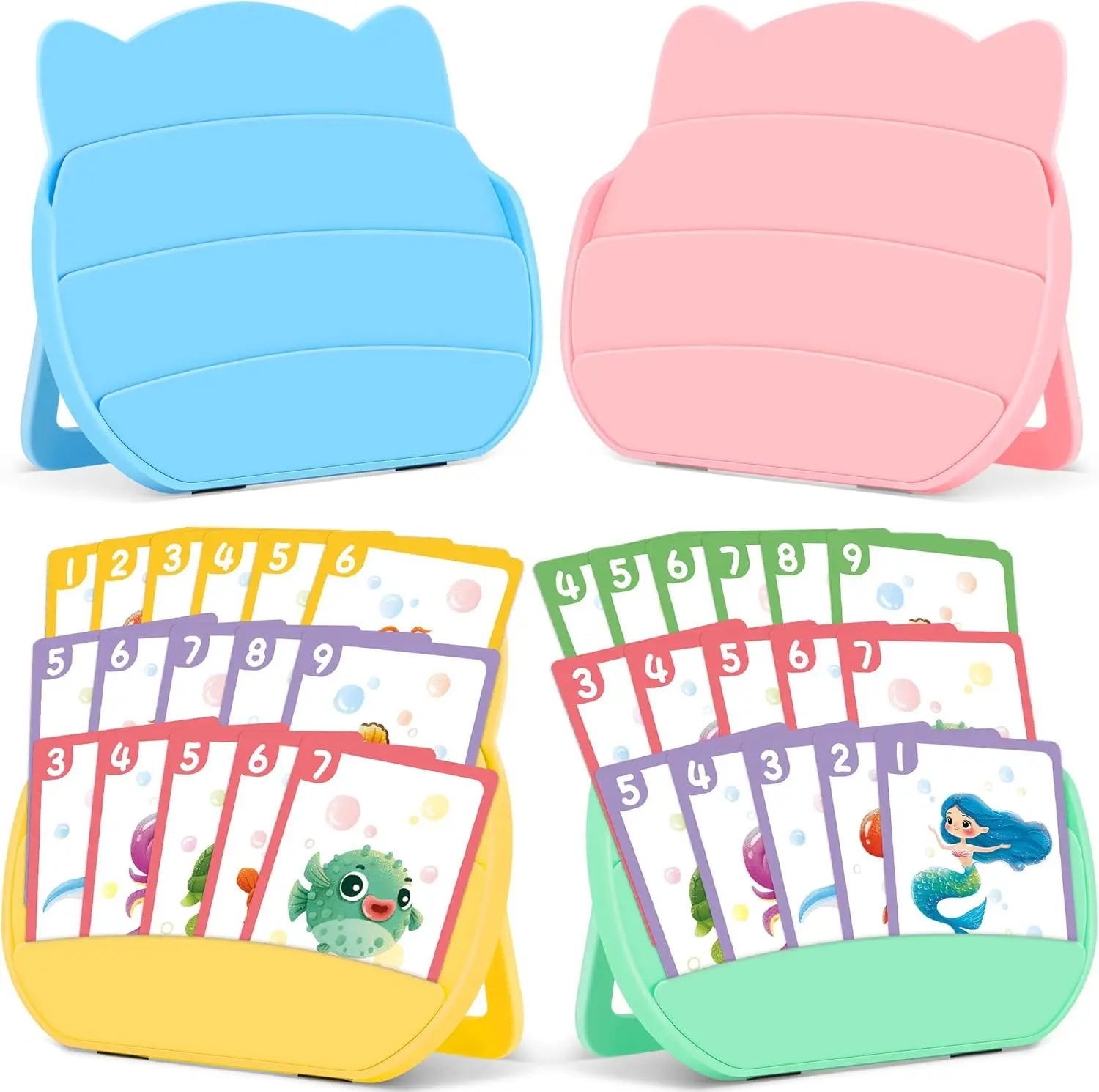 Card Holders for Playing Cards | 4 Pcs Playing Card Holder for Adults Arthritis Little Hands | 3 Layers Stand Foldable Plastic
Card Holders for Playing Cards | 4 Pcs Playing Card Holder for Adults Arthritis Little Hands | 3 Layers Stand Foldable Plastic