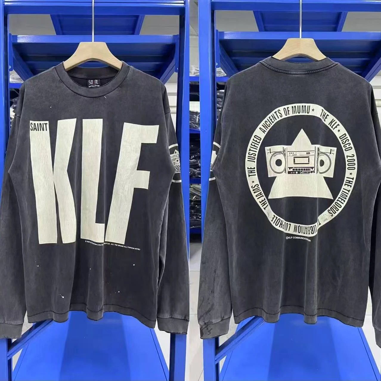Washed SAINT 25SS "klf Exhibition Limited Long Sleeve T Shirt Men Women Tee Tops T-Shirt
Washed SAINT 25SS "klf Exhibition Limited Long Sleeve T Shirt Men Women Tee Tops T-Shirt