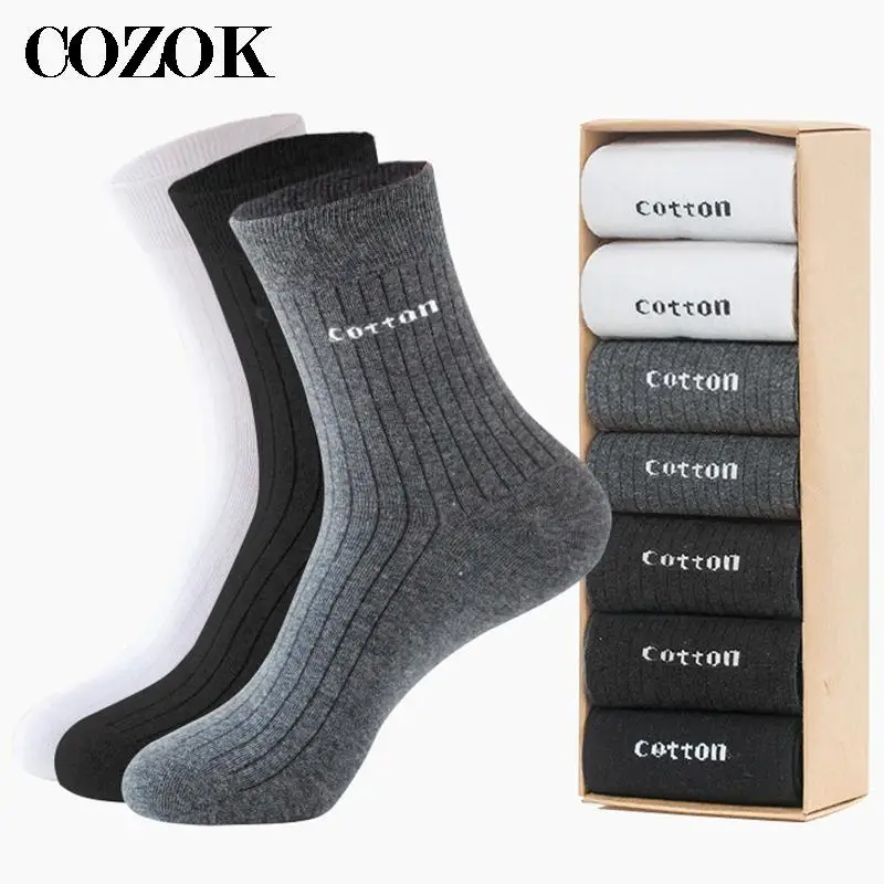 7pairs/lot Socks Men's Solid Cotton Spring And Autumn Cotton Business Dress Men Socks High Quality Breathable Casual Male Socks
7pairs/lot Socks Men's Solid Cotton Spring And Autumn Cotton Business Dress Men Socks High Quality Breathable Casual Male Socks