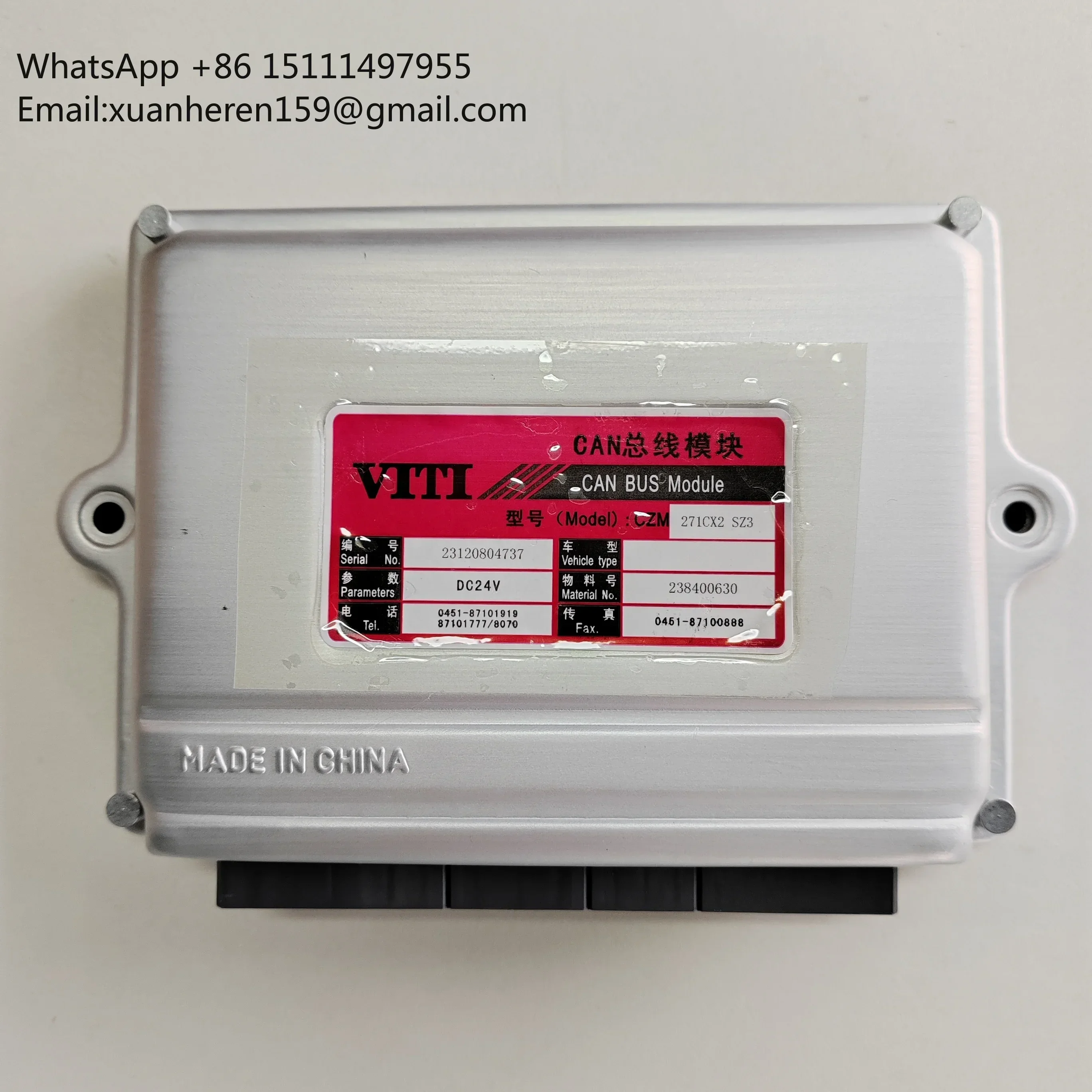 High Quality ECU ECM Bus Controller Area Network CAN Processor 238400630 for Sale CAN Bus Module
High Quality ECU ECM Bus Controller Area Network CAN Processor 238400630 for Sale CAN Bus Module