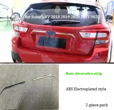 Декоративная накладка на заднюю дверь/рамки передних и задних противотуманных фар/аксессуары для интерьера в электролитическом стиле для Subaru XV 2018~2022 гг.
Декоративная накладка на заднюю дверь/рамки передних и задних противотуманных фар/аксессуары для интерьера в электролитическом стиле для Subaru XV 2018~2022 гг.