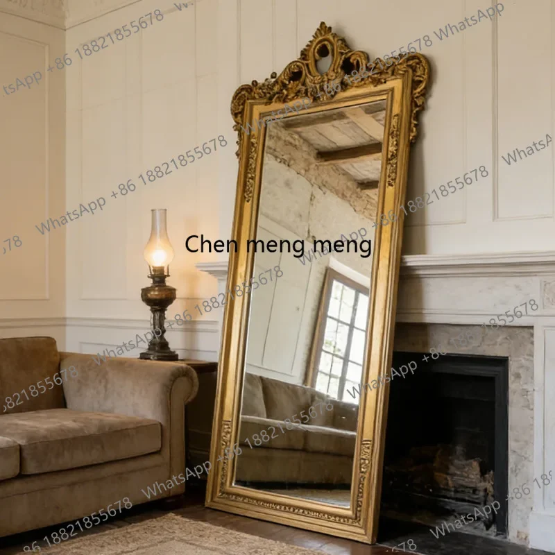 R French retro carved arched floor, European light luxury decorative mirror home living room
R French retro carved arched floor, European light luxury decorative mirror home living room