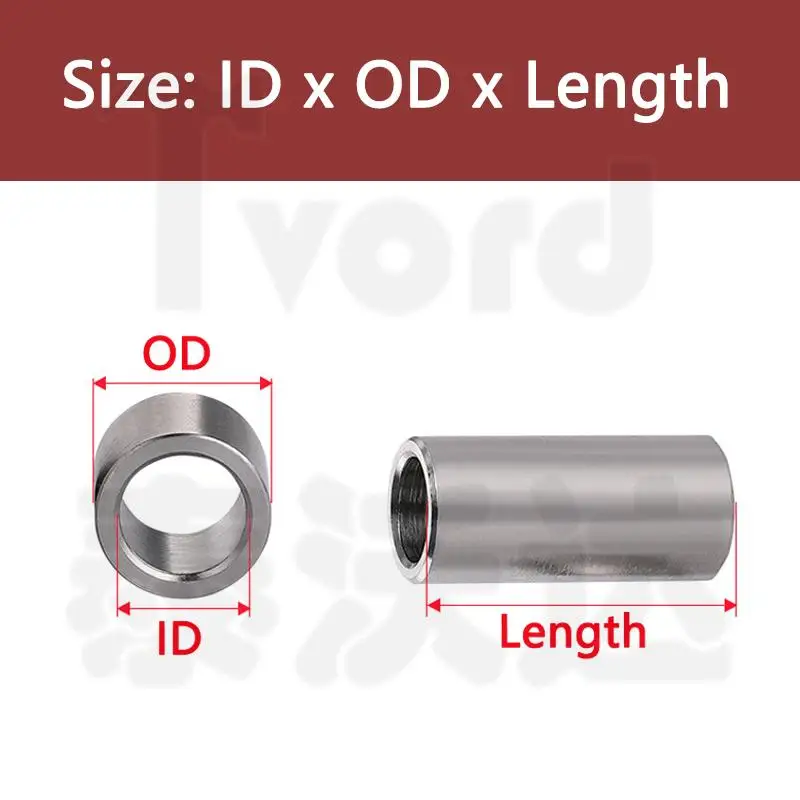 M8 304 Stainless Steel Bushing Washer Round Hollow Unthreaded Standoff Spacer Gasket Sleeve Length 2 3 4 5 6 7 8-40mm
M8 304 Stainless Steel Bushing Washer Round Hollow Unthreaded Standoff Spacer Gasket Sleeve Length 2 3 4 5 6 7 8-40mm