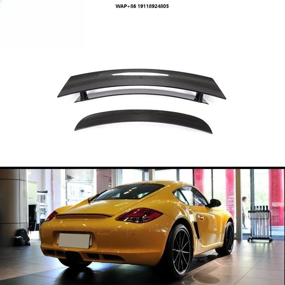 5PCS Carbon Fiber Rear Spoiler for 718 Cayman S Coupe 2-Door 2005-2012
5PCS Carbon Fiber Rear Spoiler for 718 Cayman S Coupe 2-Door 2005-2012
