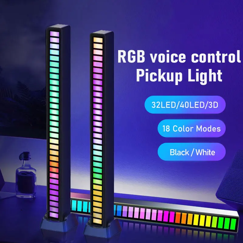 Smart RGB Symphony Sound Control LED Light Music Rhythm Ambient Pickup Lamp App Control For Compute Gaming Desktop Decor
Smart RGB Symphony Sound Control LED Light Music Rhythm Ambient Pickup Lamp App Control For Compute Gaming Desktop Decor