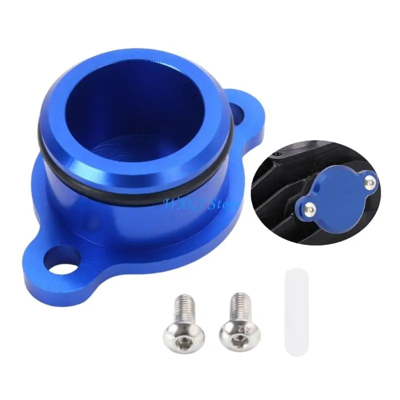 37JE Oil Pump Opening Cover for PW50 PW80 Dirt Bike, 53mm Blue Aluminum Seal Part with 21mm Body Section, Flange Mount, and
37JE Oil Pump Opening Cover for PW50 PW80 Dirt Bike, 53mm Blue Aluminum Seal Part with 21mm Body Section, Flange Mount, and