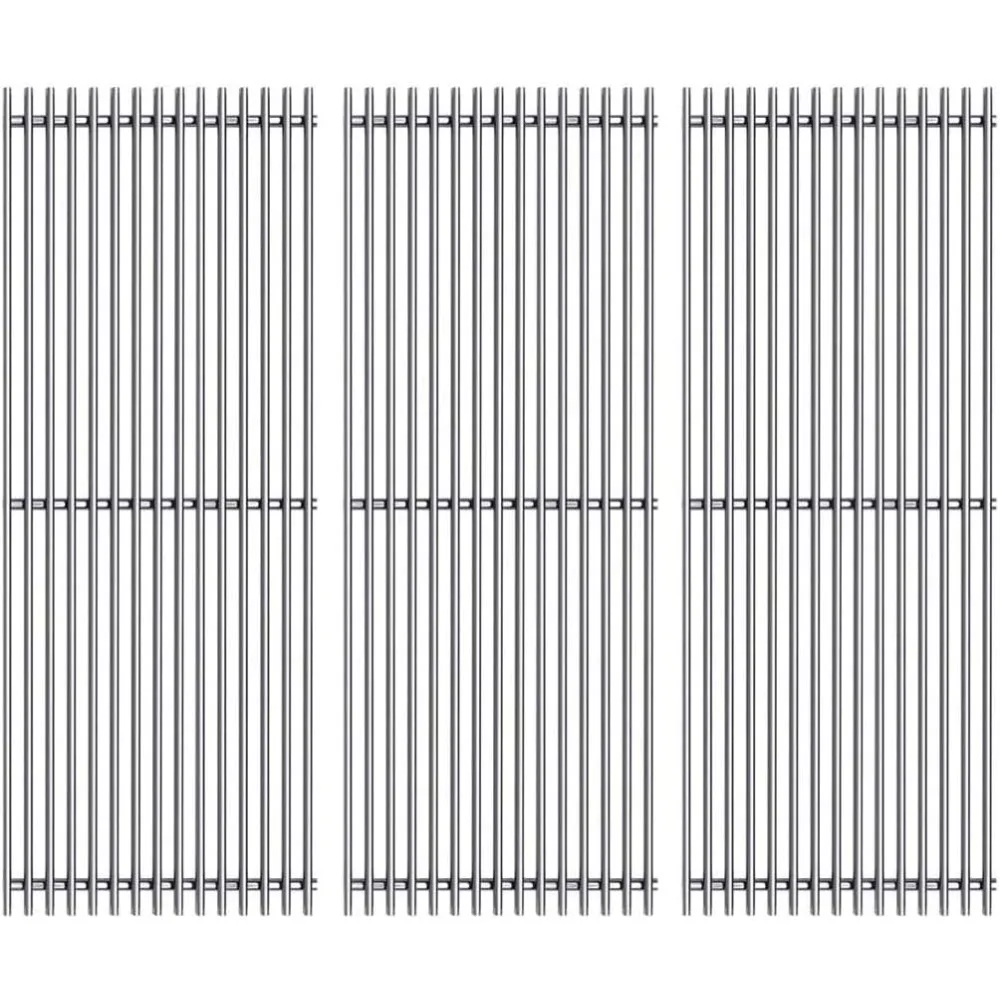 US Shipping Stainless Steel Cooking Grid Grates 3-Pack 17 3/4 Inch Replacement for Gas Grill
US Shipping Stainless Steel Cooking Grid Grates 3-Pack 17 3/4 Inch Replacement for Gas Grill