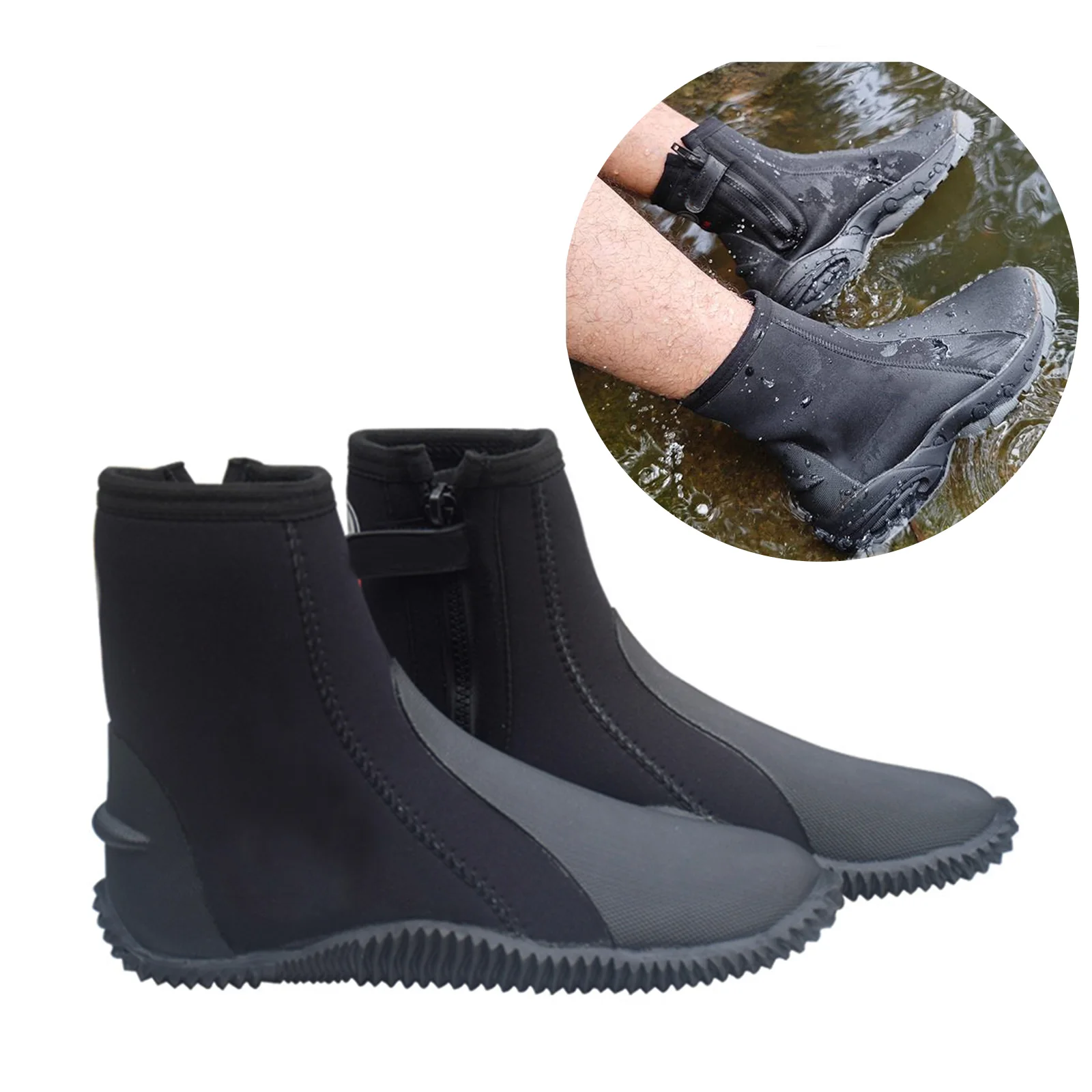 5MM Diving Boots for Men And Women Neoprene Booties Water Shoes for Snorkeling And Scuba Diving
5MM Diving Boots for Men And Women Neoprene Booties Water Shoes for Snorkeling And Scuba Diving