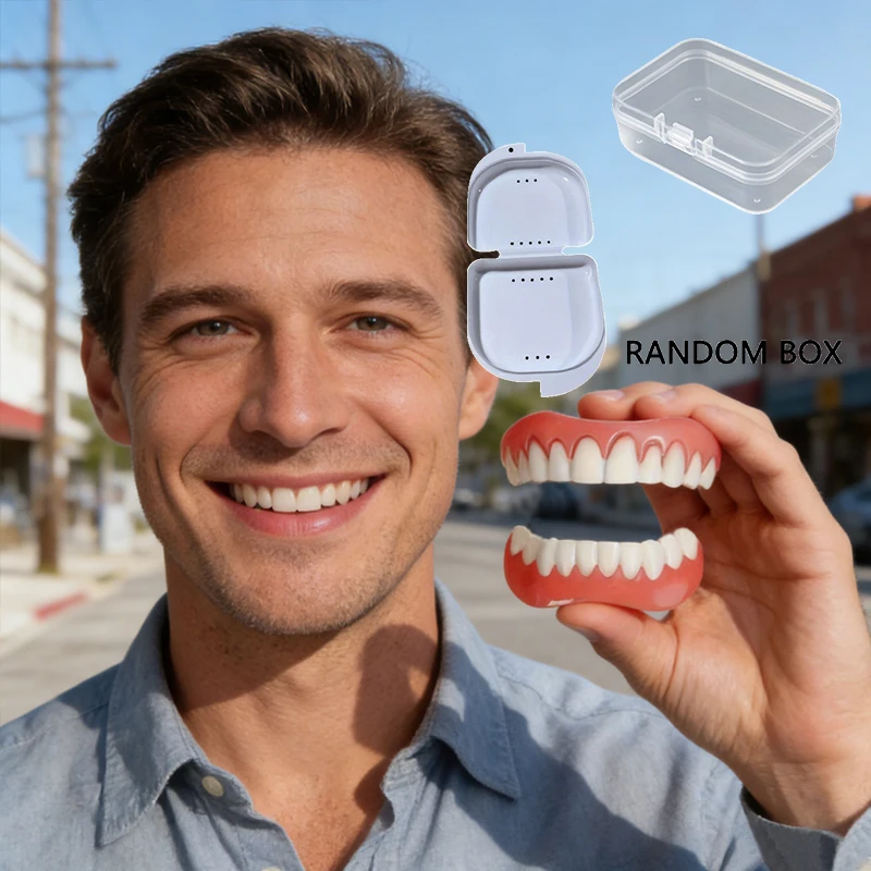 et Hot Perfect Smile Teeth Fake Tooth Cover, White Whitening Veneers Snap Braces for Instant Cosmetic Denture Care CK848
et Hot Perfect Smile Teeth Fake Tooth Cover, White Whitening Veneers Snap Braces for Instant Cosmetic Denture Care CK848