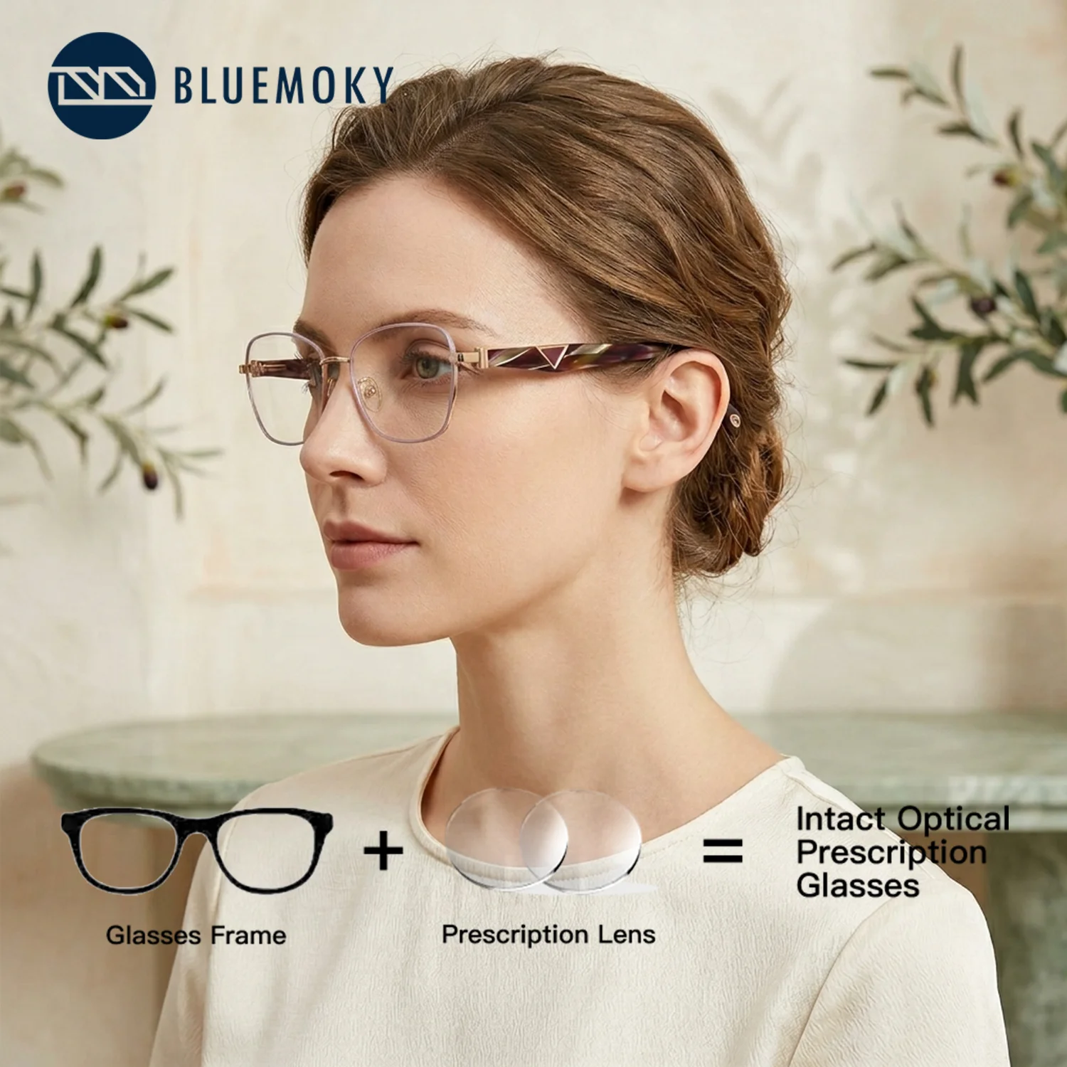 BLUEMOKY Butterfly Prescription Photochromic Glasses Women Metal Anti Blue Light Reading Optical Eyeglasses
BLUEMOKY Butterfly Prescription Photochromic Glasses Women Metal Anti Blue Light Reading Optical Eyeglasses