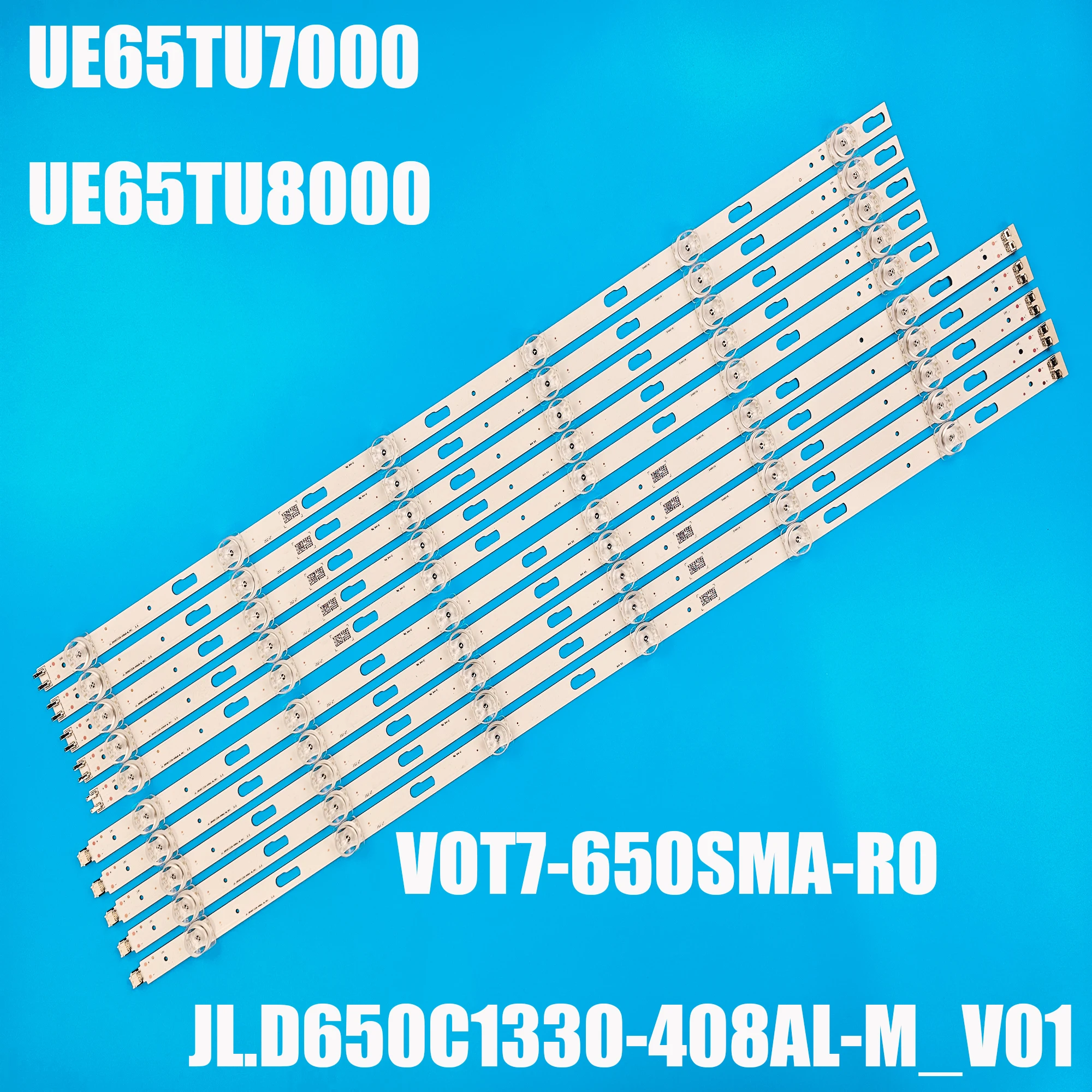 50Pcs LED strip For UE65TU7020K V0T7-650SMA-R0 BN96-50313A 50314A LM41-00875A LM41-00876A LM41-00893A LM41-00894A SVC650AG6_R L
50Pcs LED strip For UE65TU7020K V0T7-650SMA-R0 BN96-50313A 50314A LM41-00875A LM41-00876A LM41-00893A LM41-00894A SVC650AG6_R L