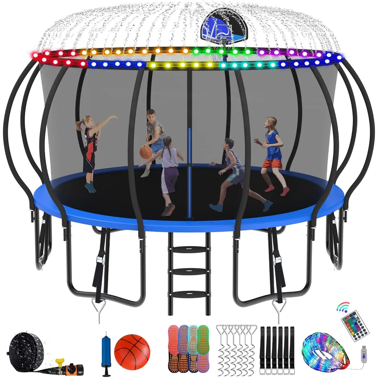 Upgraded 12FT Pumpkin Kids Outdoor Trampoline Set, Heavy-Duty 1500LBS Load Capacity for Backyard Recreation, Customized
Upgraded 12FT Pumpkin Kids Outdoor Trampoline Set, Heavy-Duty 1500LBS Load Capacity for Backyard Recreation, Customized