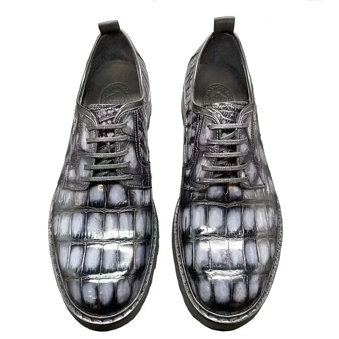 KEXIMA new arrival men leisure shoes men crocodile leather shoes spring color rub thick rubber sole men casual shoes lace up
KEXIMA new arrival men leisure shoes men crocodile leather shoes spring color rub thick rubber sole men casual shoes lace up