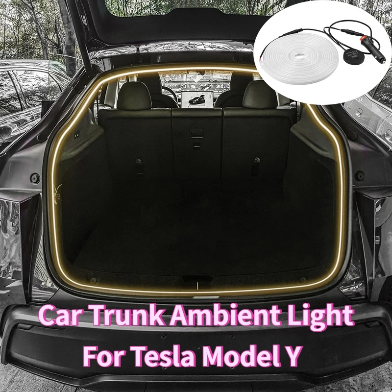 Trunk Light for Tesla Model Y Juniper 2025 Bright LED Silicone Light Decoration Fully Automatic Sensing Model Car Accessories
Trunk Light for Tesla Model Y Juniper 2025 Bright LED Silicone Light Decoration Fully Automatic Sensing Model Car Accessories