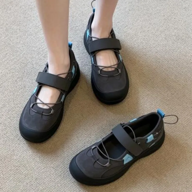 Hot Selling New Insole Thick-soled Functional Style Korean Dad Shoes for Women Summer Ballet Sports Jane Shoes Zapatos De Mujer
Hot Selling New Insole Thick-soled Functional Style Korean Dad Shoes for Women Summer Ballet Sports Jane Shoes Zapatos De Mujer
